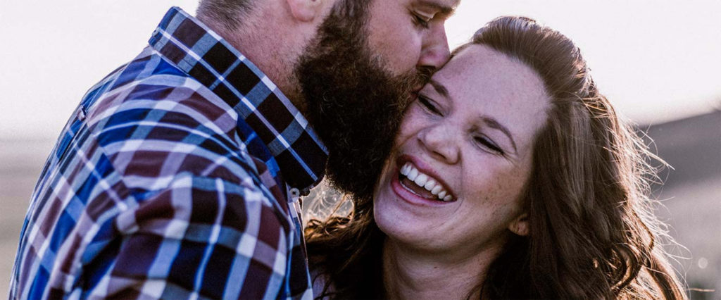 Smiling couple